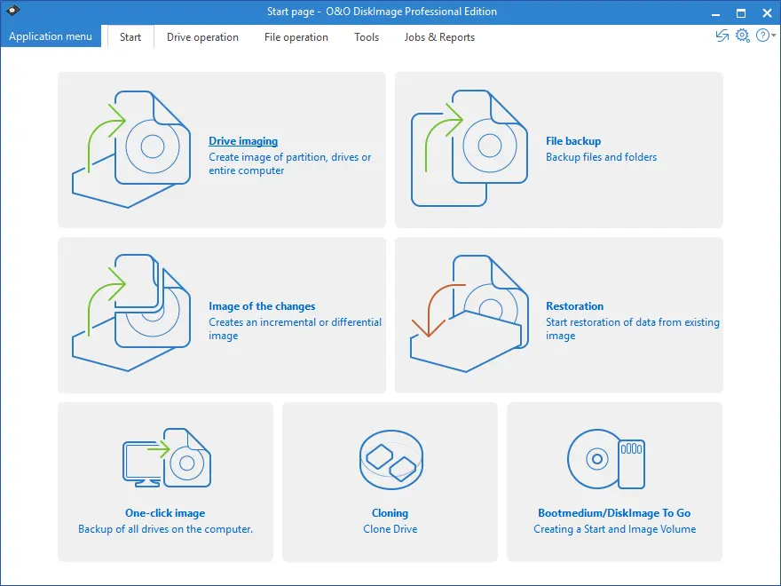 O&O DiskImage - Backup Software